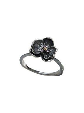 Michael Aram Orchid Silver Pink Sapphire Ring